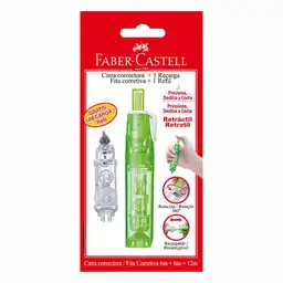 Faber Castell Corrector de Cinta Retráctil + Recarga