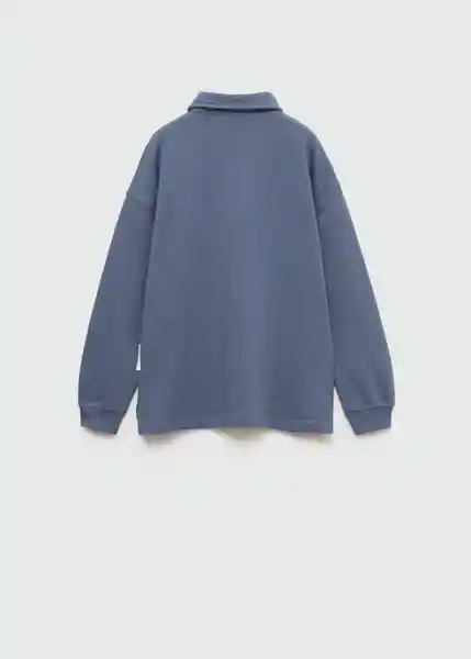 Sudadera Poloswt Azul Talla 06 Niños Mango