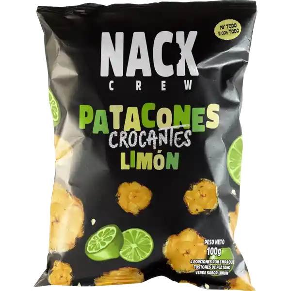 Nack Crew Patacón Crocante de Limón