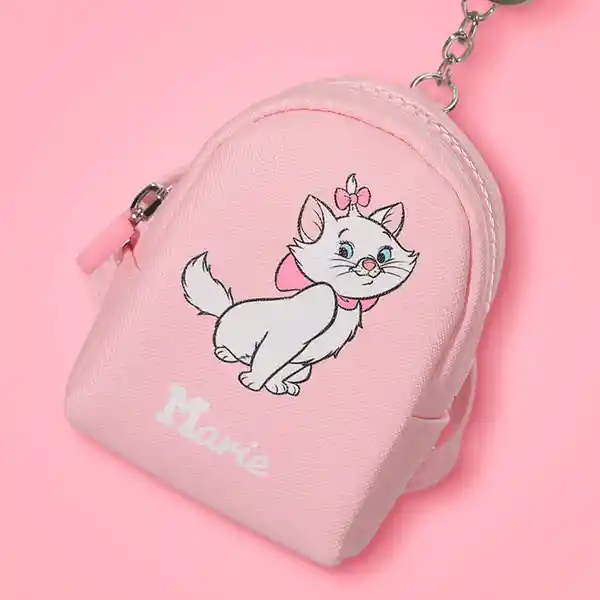 Monedero Disney Cat Colección Marie Mochila Rosa Miniso