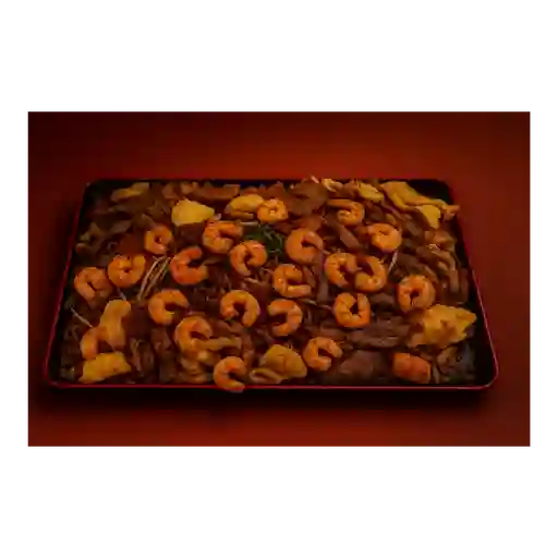 Caja de arroz chino wok 5 carnes