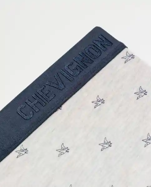 Bóxer Timeless Gris Plomo Claro Talla L Chevignon