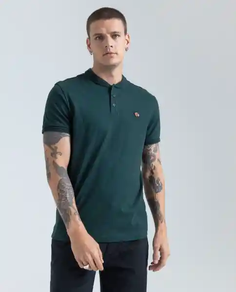 Camiseta Hombre Verde Talla L 800D005 Americanino