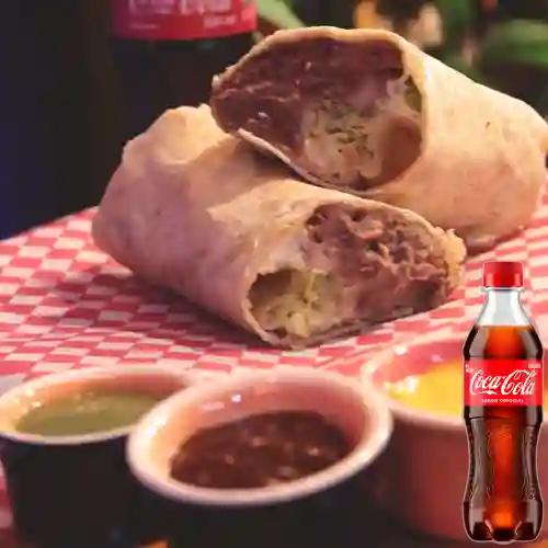 Combo Burrito Cavernario +Cocacola Orig 400ml