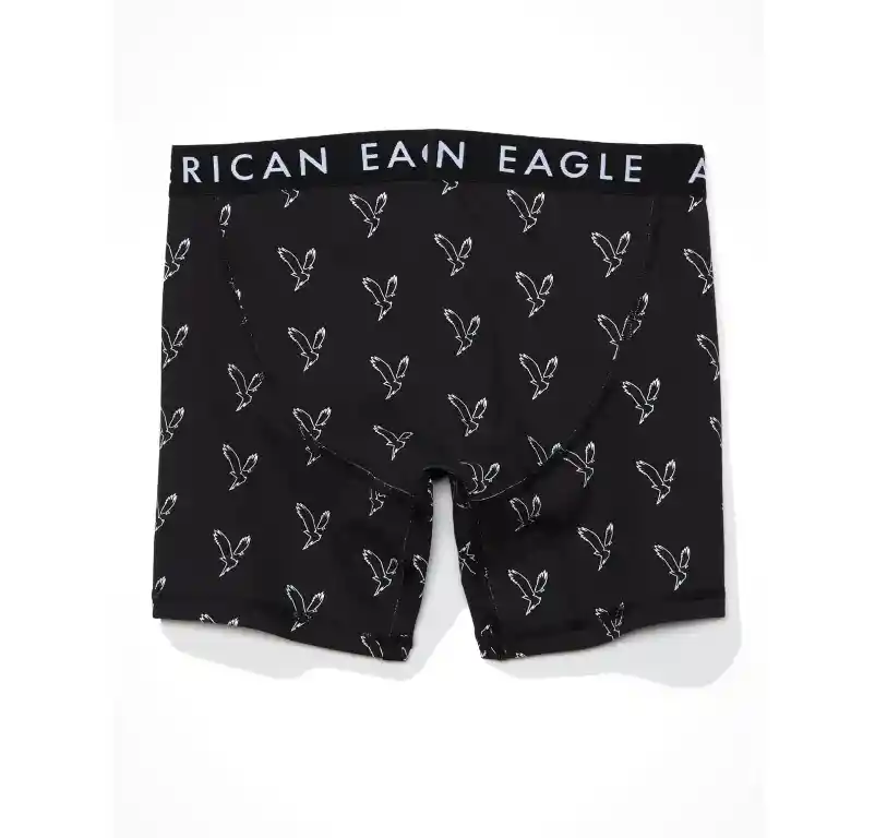 Bóxer Negro Talla Small Hombre American Eagle
