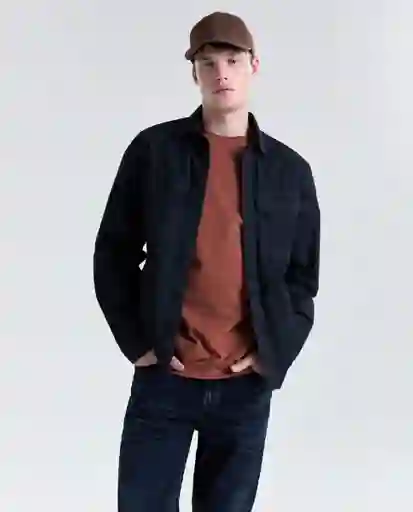 Camisa Hombre Negro Talla XS 819G500_NEG194004 Americanino