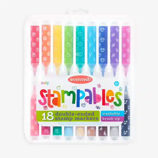 Ooly Marcadores Dobles Con Sellos Stampables