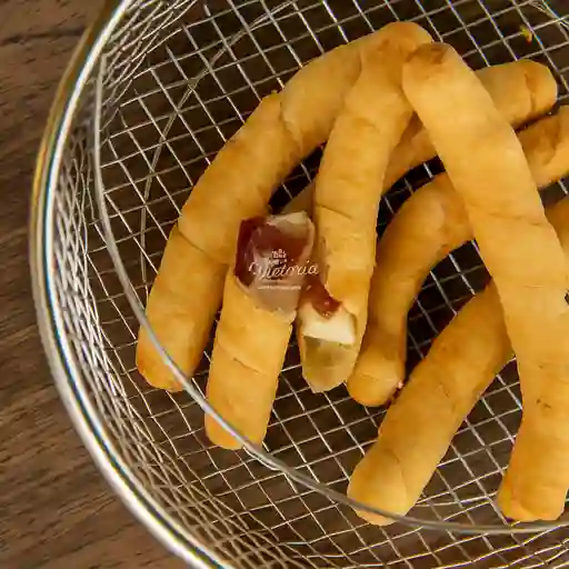 Deditos queso y bocadillo fritos x2