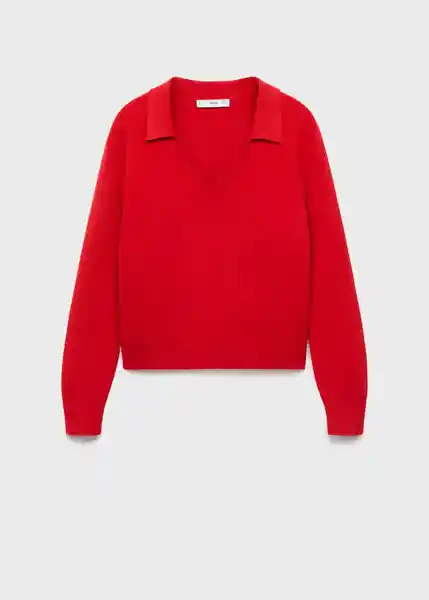 Jersey Jan Rojo Talla S Mujer Mango