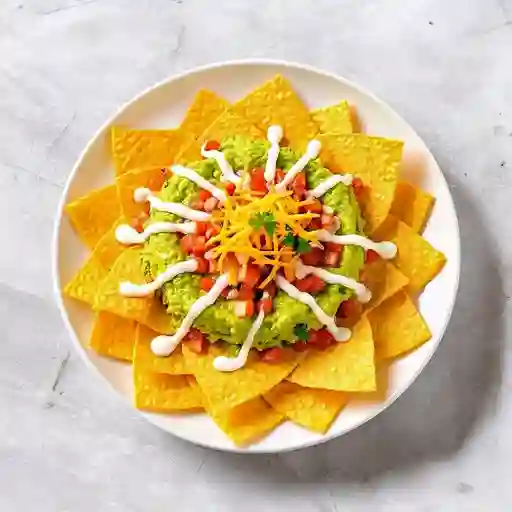 Nachos Con Guacamole