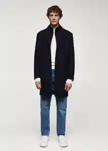 Abrigo Uriel Navy Talla XL Hombre Mango