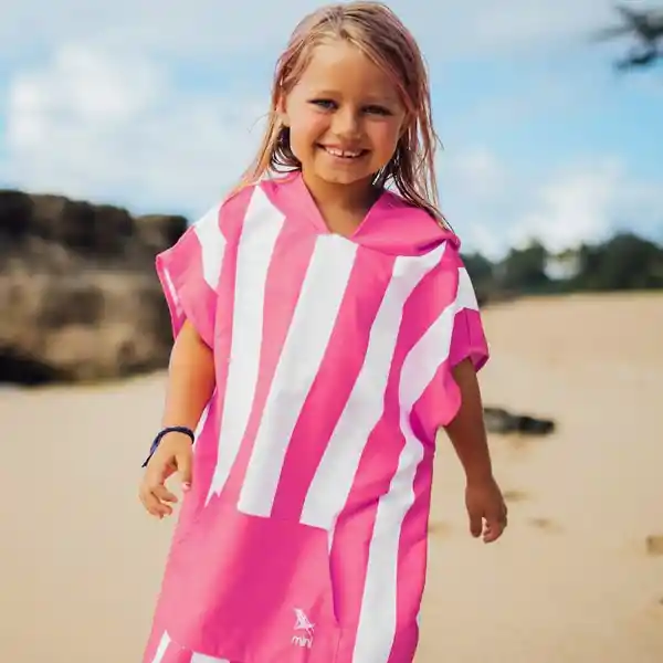 Inkanta Poncho Mini Rosado 4-7