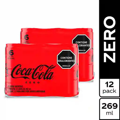 2 x Coca-Cola Zero 269 mL x 6 Und