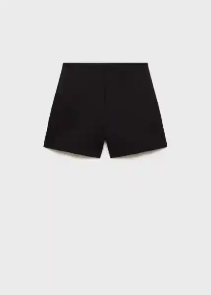 Short Malu5-H Negro Talla 40 Mujer Mango