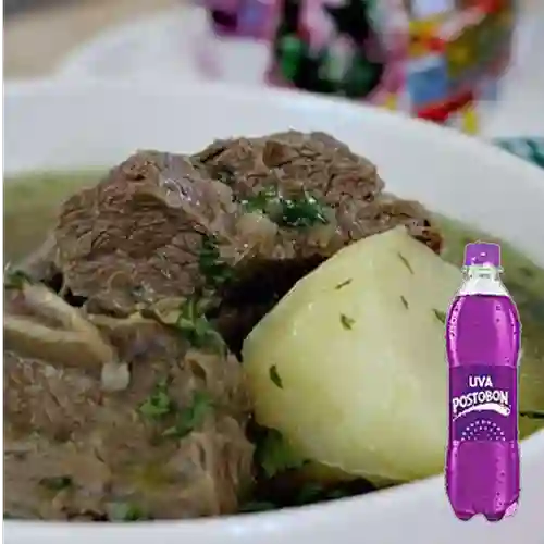 Combo Caldo de Costilla + Gaseosa 250 ml