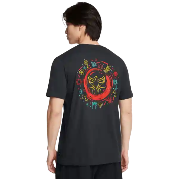 Under Armour Camiseta Artist Series Lead Hombre Negro Talla MD