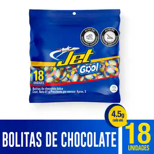 Jet Chocolate en Bolitas Gool