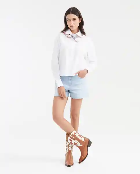 Camisa Oxford Shirt Summer Capsu Blanco 0 Claro T XS Chevignon
