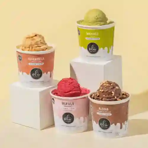 4 Helados Pote