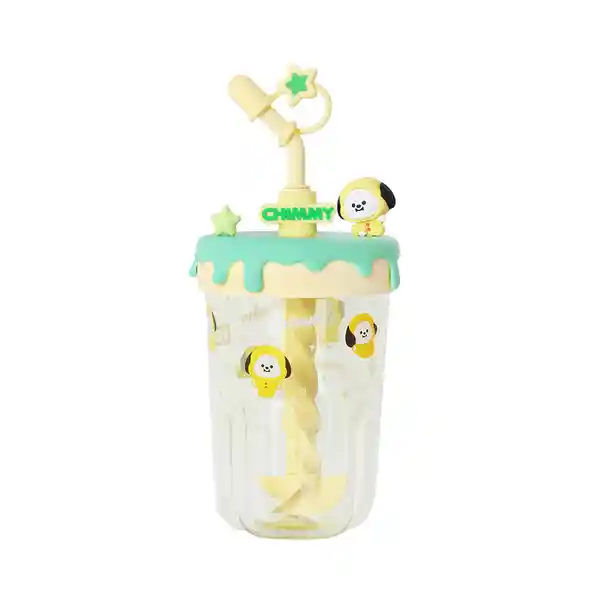 Vaso Con Pitillo Baby Chimmy 560 mL Serie Bt21 Miniso