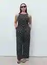 Enterizo Mono Romeo Negro Talla S Mujer Mango