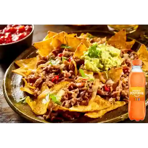 Combo Nachos de la Casa + Naranja Postobón 250 ml