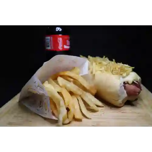 Combo Perro Clásico + Papas + Gaseosa