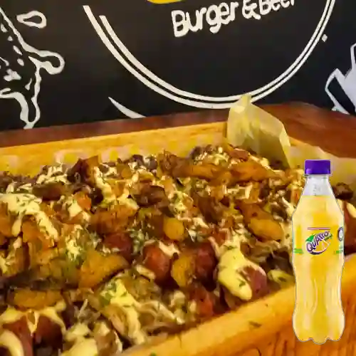 Salchipapa ""trinidad"" Festival +Quatro Org 400ML