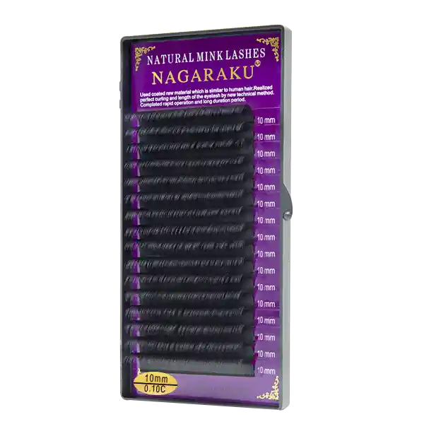 Nagaraku Pestañas Pelo a Pelo 0.10C 10 mm