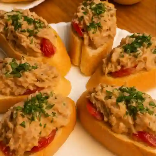 Bruschettas de Pulled Pork