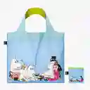 Loqi Bolsa de Compras Inspirada en Artistas Azul