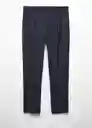 Pantalón Tropical Navy Talla 40 Hombre Mango