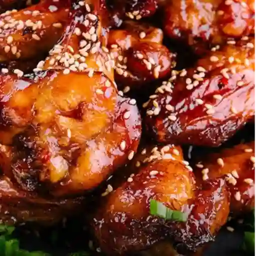 Alitas bbq - miel mostaza