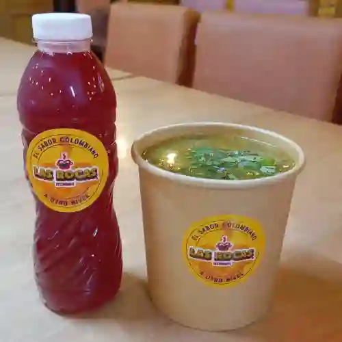 Combo Sopa Del Dia + Jugo