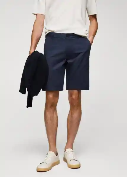 Bermuda Gracia-H Navy Talla 44 Hombre Mango