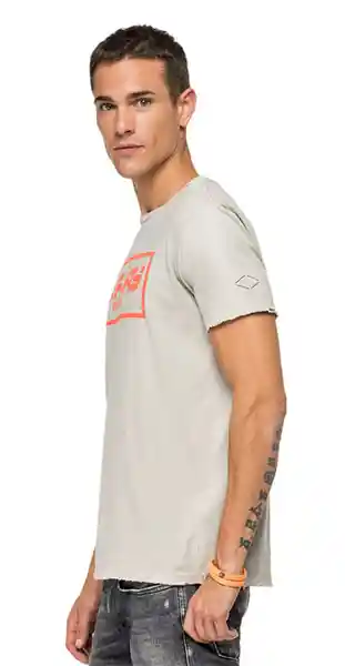 Replay Camiseta Garment Dyed Single Jersey Talla XXL