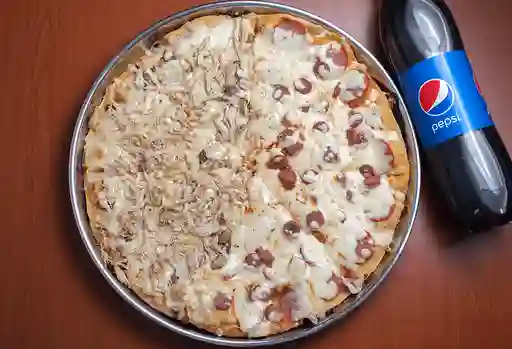 Combo pizza grande x mitades. 40cm.