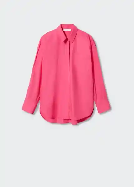 Camisa Juanes Fucsia Talla M Mujer Mango