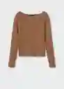 Jersey Rosa Camel Talla 18 Mujer Mango