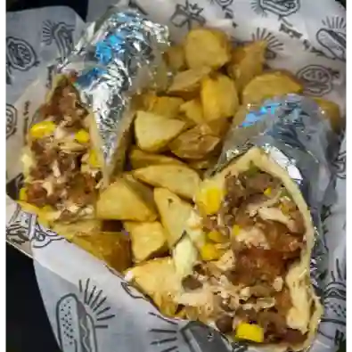 Burrito Grande Al Pastor