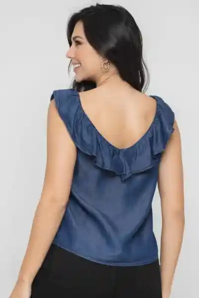 Blusa Turin Color Azul Oscuro Talla S Ragged