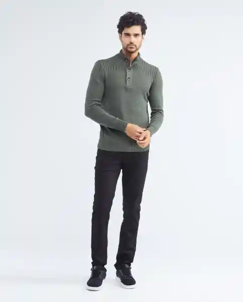 Sueter Comfy Verde Cerro Oscuro Talla L Hombre Chevignon