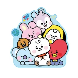 Mouse Pad  Baby Azul Serie Bt21 Miniso