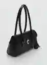 Bolso M Siena Negro Talla 99 Mujer Mango