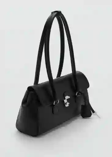 Bolso M Siena Negro Talla 99 Mujer Mango