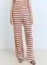 Pantalón Nati Rojo Talla XS Mujer Mango
