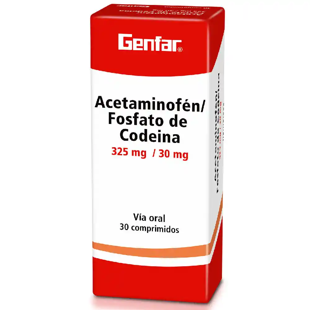 Genfar Acetaminofén/ Fosfato de Codeína (325 mg/30 mg)