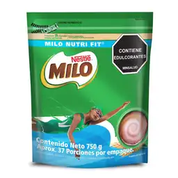 Bebida en Polvo Milo Nutri-Fit Menos Azúcares 750 g