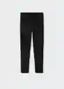 Leggings Roma Negro Talla 14 Niñas Mango