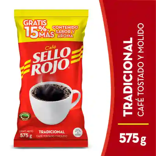 Sello Rojo Café Extracontenido 575 gr 